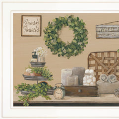 Farmhouse Bath I 2 White Framed Print Bathroom Wall Art - Homeroots