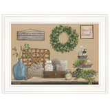 Farmhouse Bath I 2 White Framed Print Bathroom Wall Art - Homeroots - Flyclothing LLC