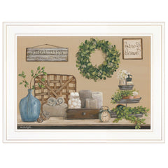 Farmhouse Bath I 2 White Framed Print Bathroom Wall Art - Homeroots
