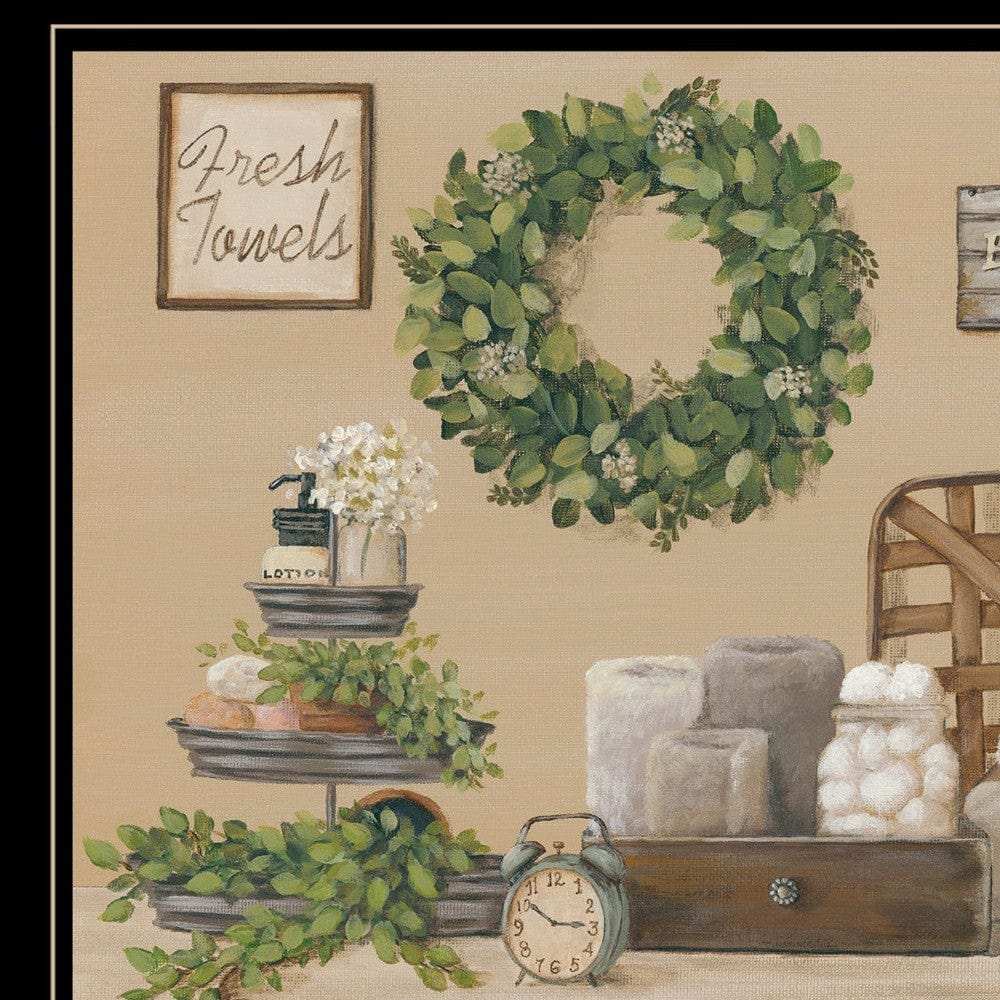 Farmhouse Bath I 3 Black Framed Print Bathroom Wall Art - Homeroots - Flyclothing LLC