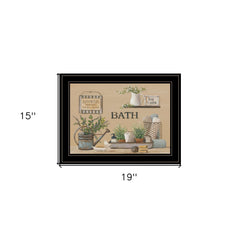 Farmhouse Bath Black Framed Print Bathroom Wall Art - Homeroots