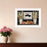 Pumpkin Patch Still Life 2 White Framed Print Wall Art - Homeroots
