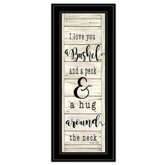 Hugs Collection 2 Black Framed Print Wall Art - Homeroots