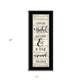 Hugs Collection 2 Black Framed Print Wall Art - Homeroots - Flyclothing LLC