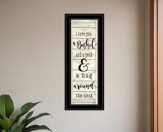 Hugs Collection 2 Black Framed Print Wall Art - Homeroots