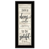 Be Grateful Collection 2 Black Framed Print Wall Art - Homeroots