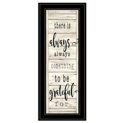 Be Grateful Collection 2 Black Framed Print Wall Art - Homeroots