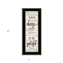 Be Grateful Collection 2 Black Framed Print Wall Art - Homeroots