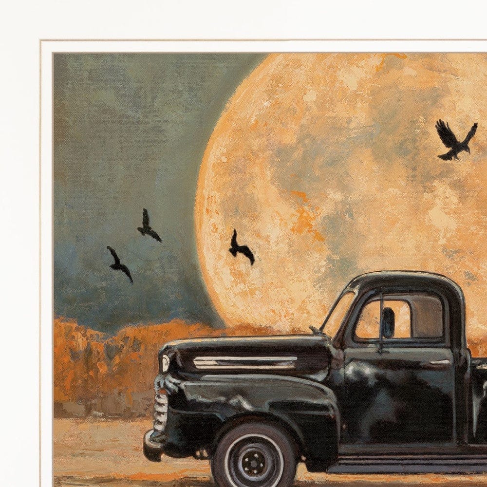 Harvest Moon 3 White Framed Print Kitchen Wall Art - Homeroots