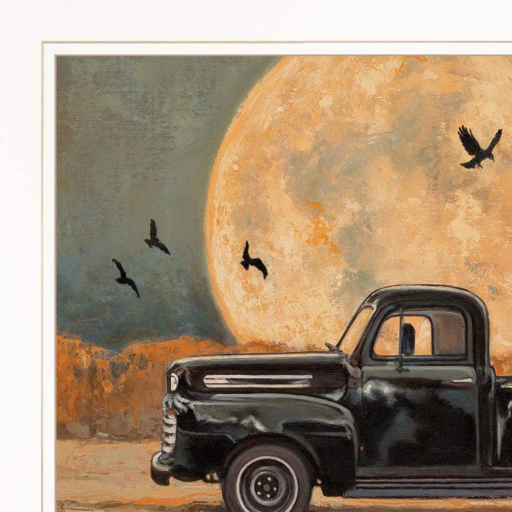 Harvest Moon 3 White Framed Print Kitchen Wall Art - Homeroots - Flyclothing LLC