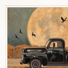 Harvest Moon 3 White Framed Print Kitchen Wall Art - Homeroots