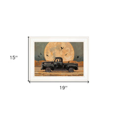 Harvest Moon 3 White Framed Print Kitchen Wall Art - Homeroots