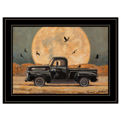 Harvest Moon 4 Black Framed Print Kitchen Wall Art - Homeroots
