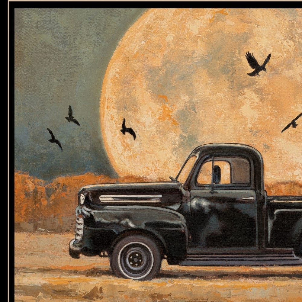Harvest Moon 4 Black Framed Print Kitchen Wall Art - Homeroots