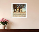 Home 1 White Framed Print Wall Art - Homeroots