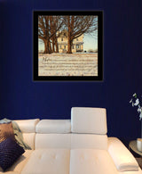 Home 3 Black Framed Print Wall Art - Homeroots - Flyclothing LLC