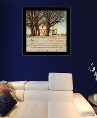 Home 3 Black Framed Print Wall Art - Homeroots