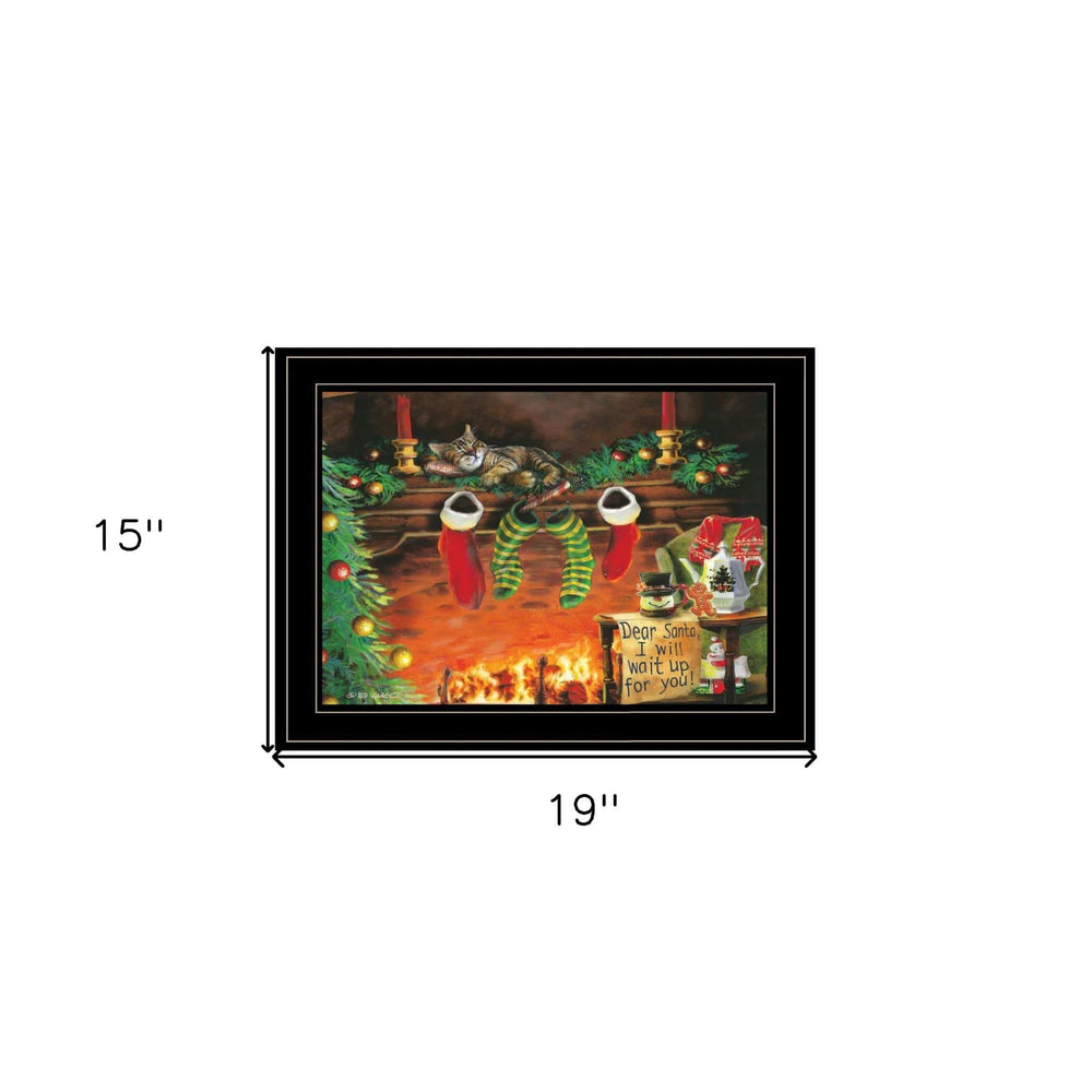 I Will Wait Up 3 Black Framed Print Wall Art - Homeroots - Flyclothing LLC