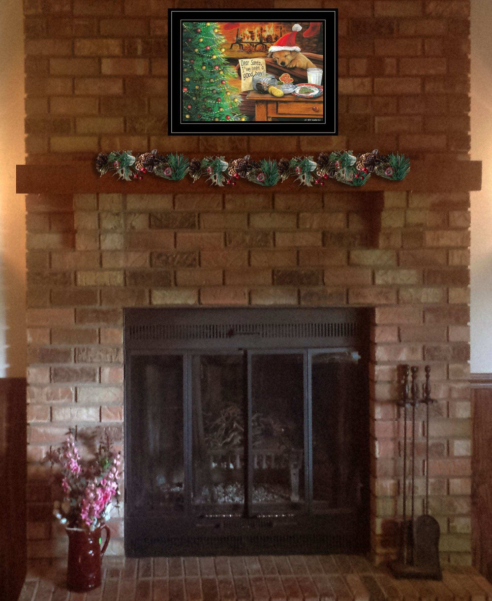 Ive Been A Good Boy 3 Black Framed Print Wall Art - Homeroots - Flyclothing LLC