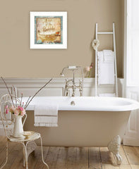 A Bit of Bubbly 1 White Framed Print Bathroom Wall Art - Homeroots