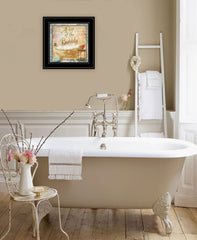 A Bit of Bubbly 2 Black Framed Print Bathroom Wall Art - Homeroots