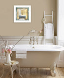 Relax Rinse Repeat 1 White Framed Print Bathroom Wall Art - Homeroots