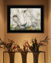 Dandy Lion 3 Black Framed Print Wall Art - Homeroots