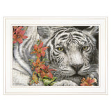 Tiger Lily 2 White Framed Print Wall Art - Homeroots