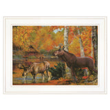Peaceful Retreat 2 White Framed Print Wall Art - Homeroots