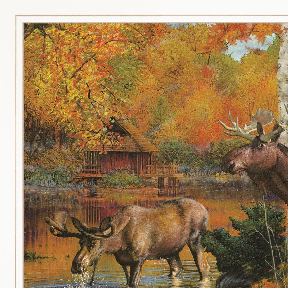 Peaceful Retreat 2 White Framed Print Wall Art - Homeroots