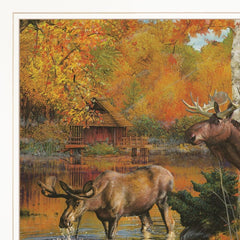 Peaceful Retreat 2 White Framed Print Wall Art - Homeroots