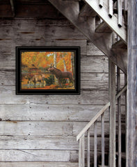 Peaceful Retreat 3 Black Framed Print Wall Art - Homeroots