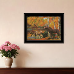 Peaceful Retreat 3 Black Framed Print Wall Art - Homeroots
