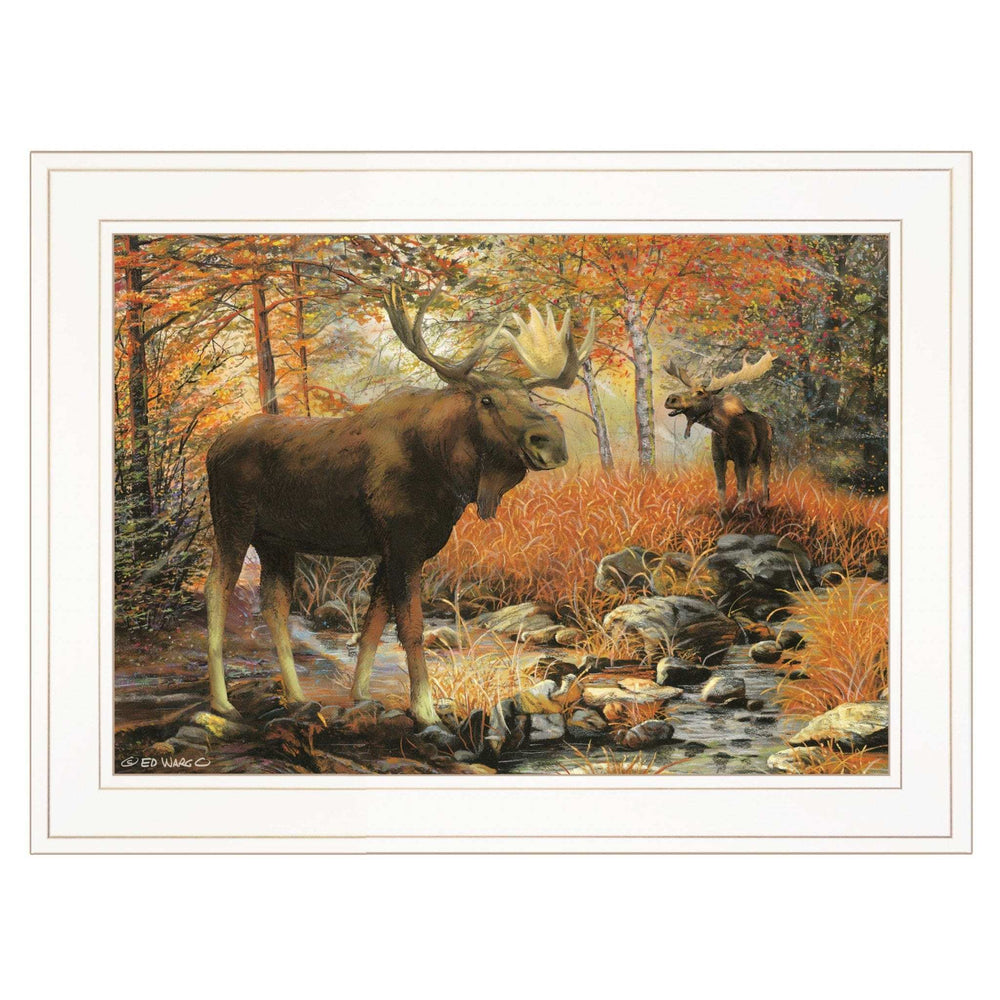 Call of the Wild 2 White Framed Print Wall Art - Homeroots - Flyclothing LLC