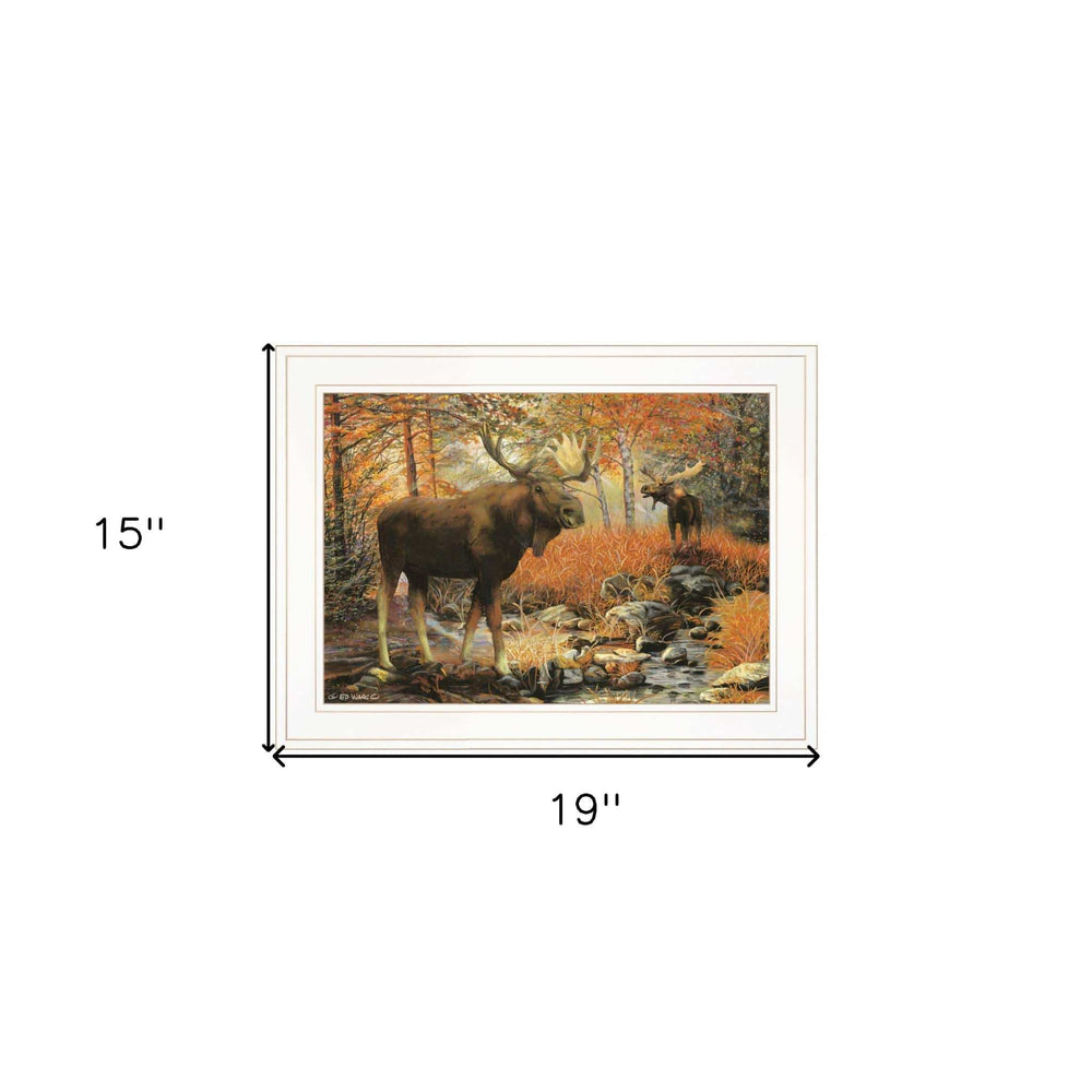 Call of the Wild 2 White Framed Print Wall Art - Homeroots - Flyclothing LLC