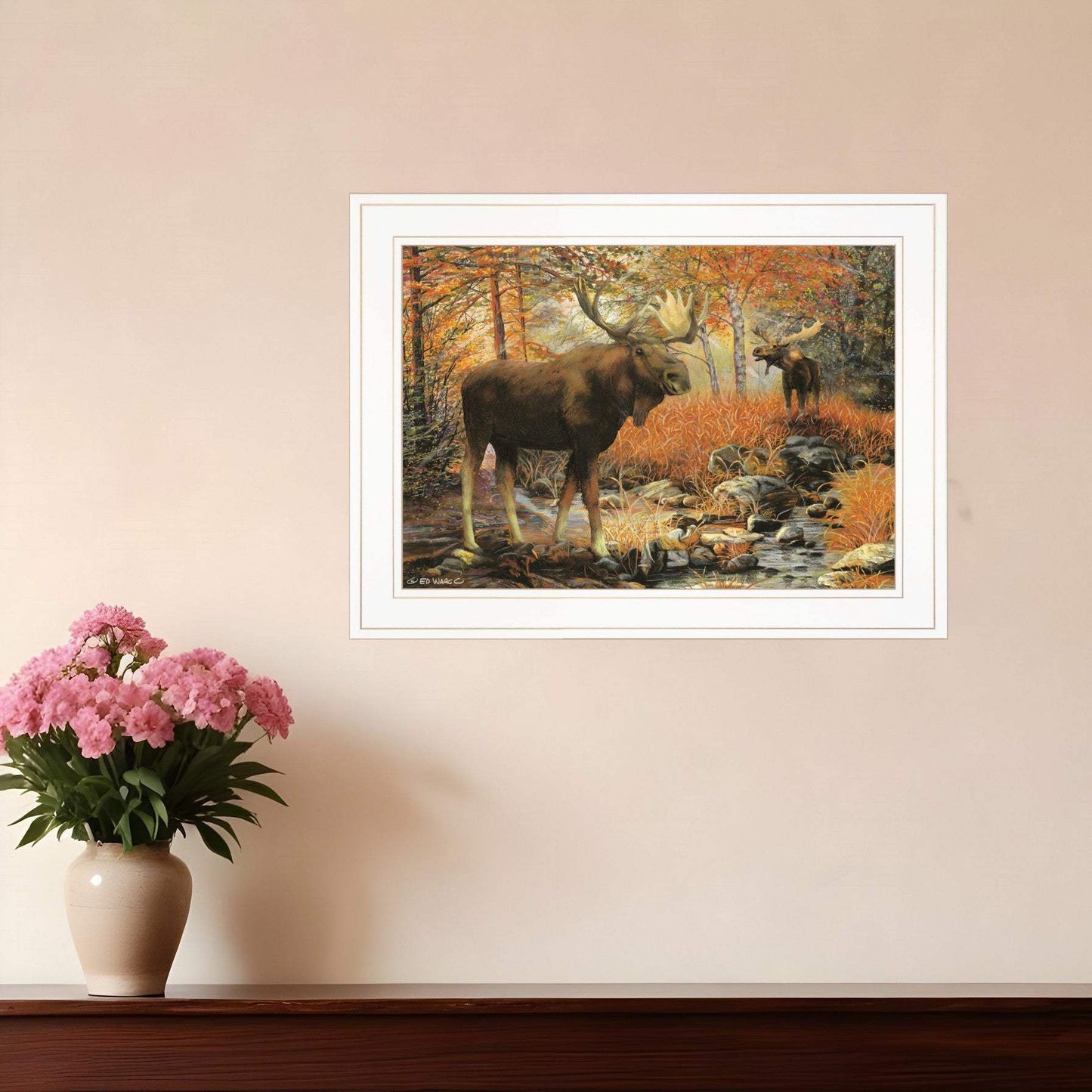 Call of the Wild 2 White Framed Print Wall Art - Homeroots - Flyclothing LLC