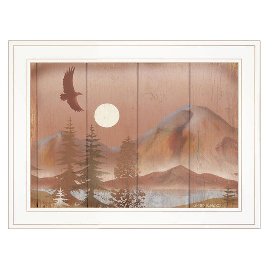 Full Moon I 1 White Framed Print Wall Art - Homeroots