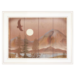Full Moon I 1 White Framed Print Wall Art - Homeroots