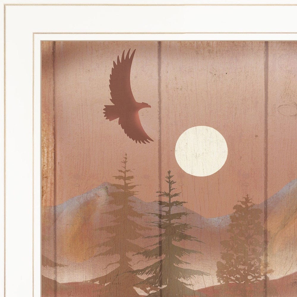 Full Moon I 1 White Framed Print Wall Art - Homeroots