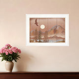 Full Moon I 1 White Framed Print Wall Art - Homeroots