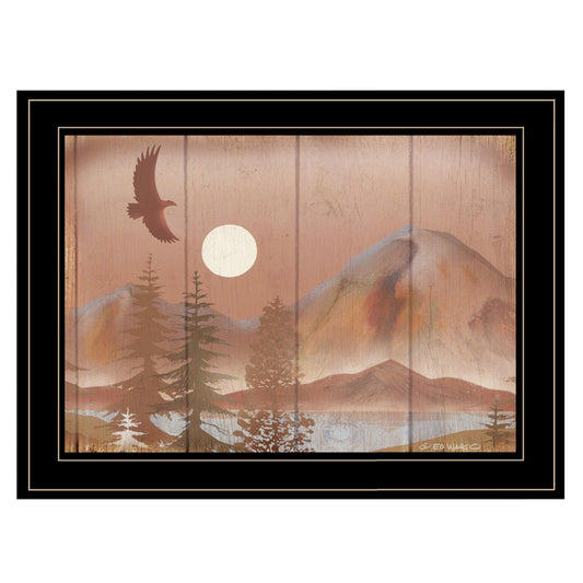 Full Moon I 2 Black Framed Print Wall Art - Homeroots
