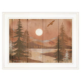 Full Moon II White Framed Print Wall Art - Homeroots