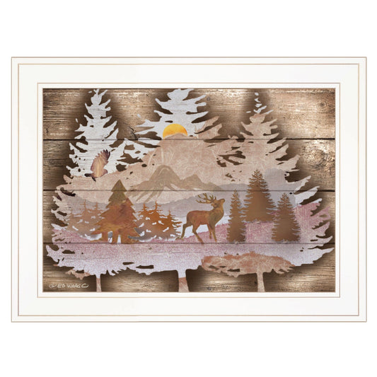 Great Outdoors I 2 White Framed Print Wall Art - Homeroots