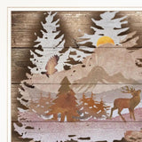 Great Outdoors I 2 White Framed Print Wall Art - Homeroots