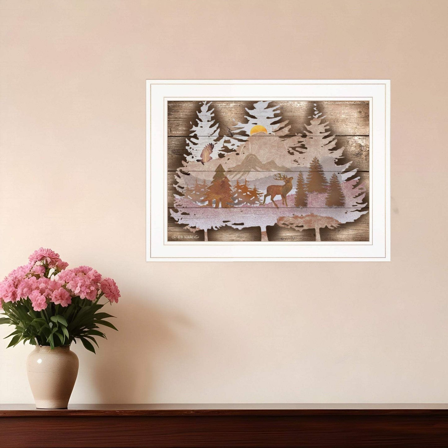 Great Outdoors I 2 White Framed Print Wall Art - Homeroots - Flyclothing LLC