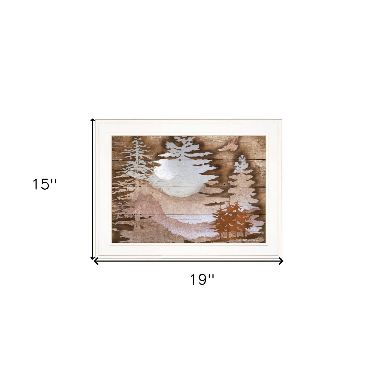 Great Outdoors II 2 White Framed Print Wall Art - Homeroots - Flyclothing LLC