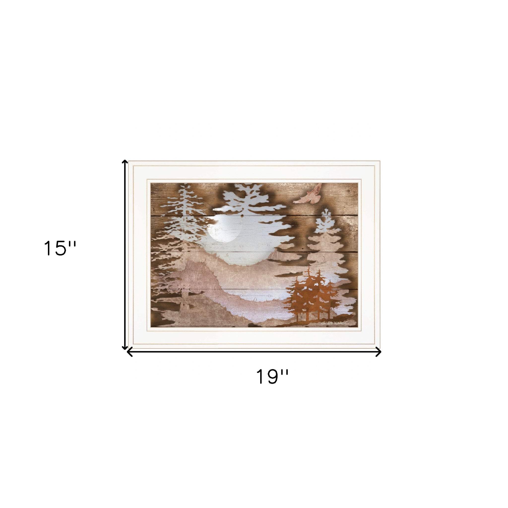 Great Outdoors II 2 White Framed Print Wall Art - Homeroots - Flyclothing LLC