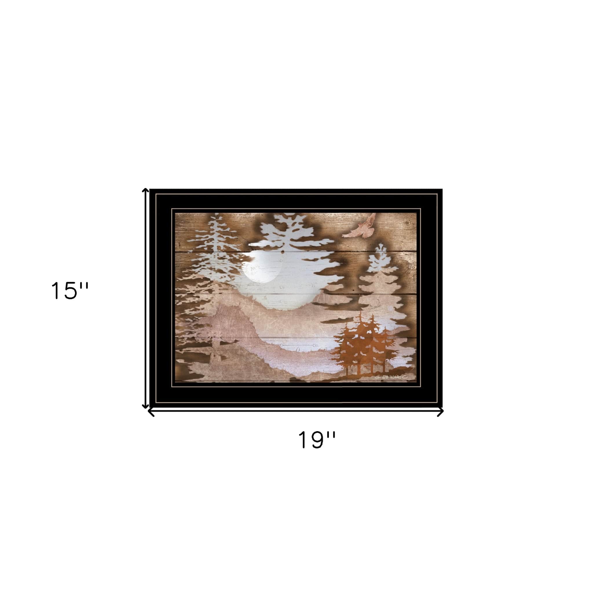 Great Outdoors II 3 Black Framed Print Wall Art - Homeroots