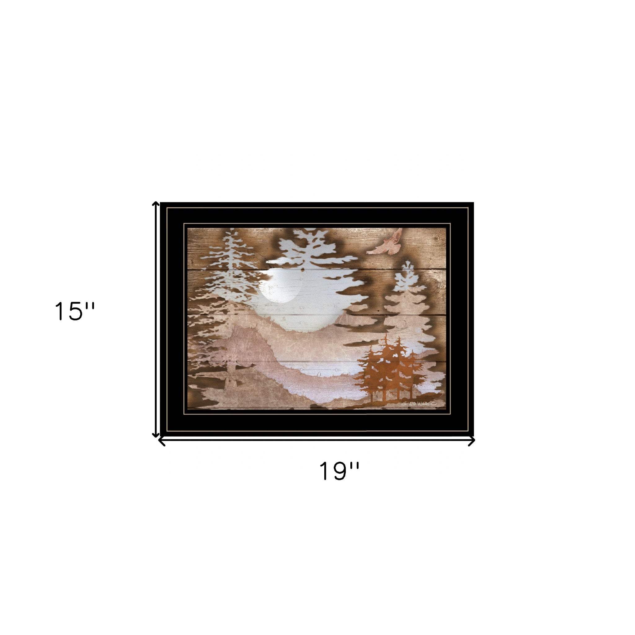 Great Outdoors II 3 Black Framed Print Wall Art - Homeroots - Flyclothing LLC