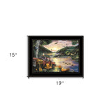 Lakefront Camping I 3 Black Framed Print Wall Art - Homeroots - Flyclothing LLC